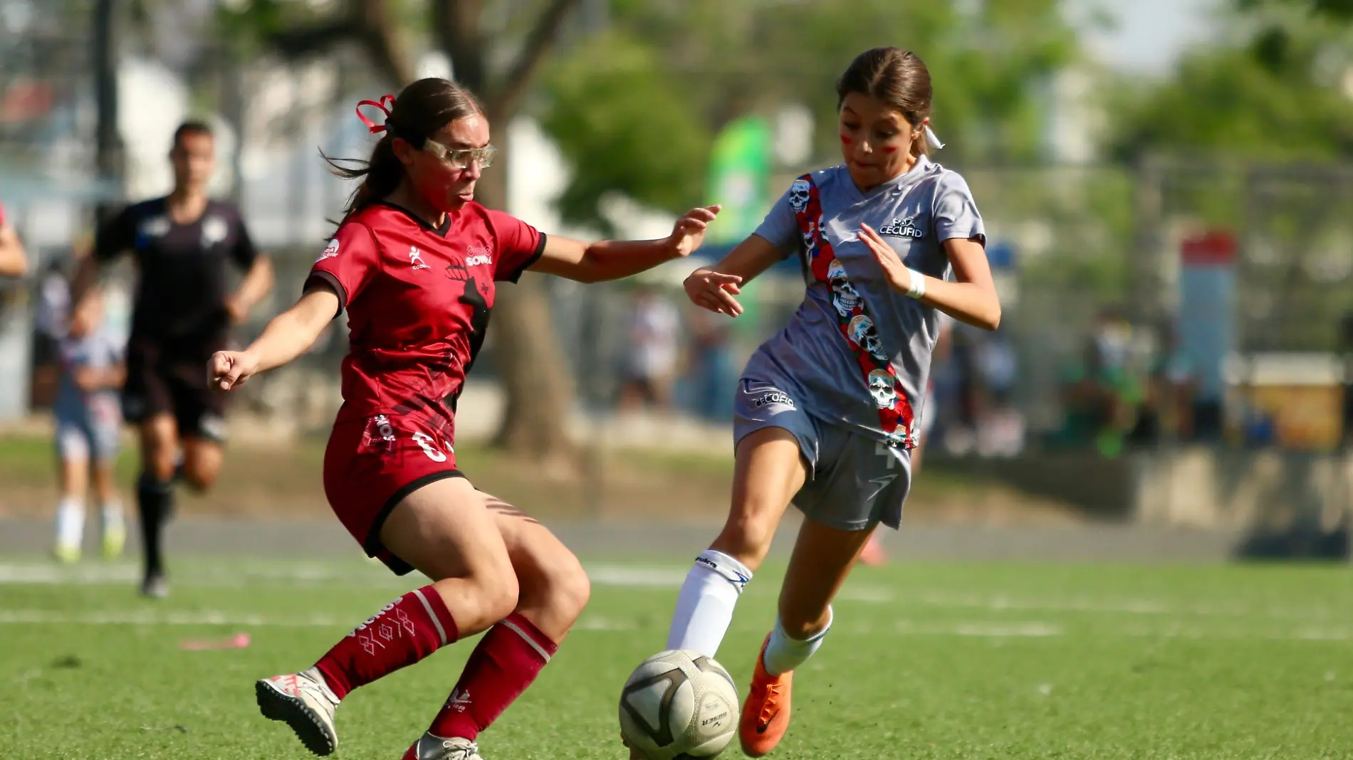 Partido de futbol femenil Michoacán vs Sonora